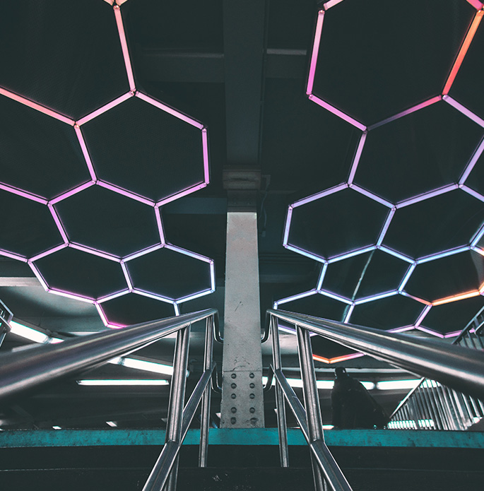 led